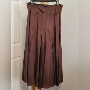 Karen Kane Chocolate Brown A-Line Skirt